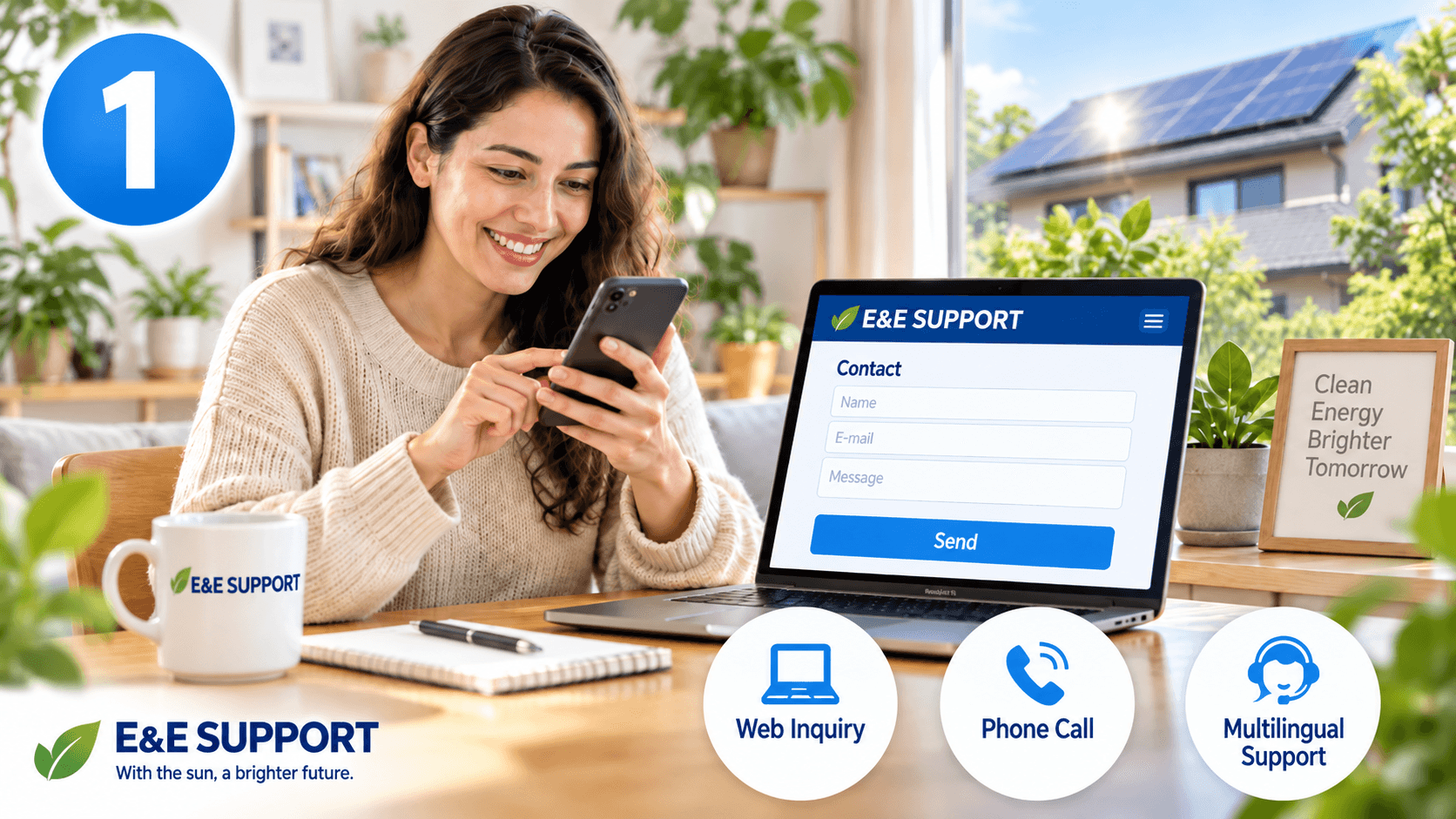 Passo 1: contato fácil pelo site ou telefone